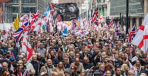 Irkçılar ve aşırı sağcılara karşı Londra'da gösteri